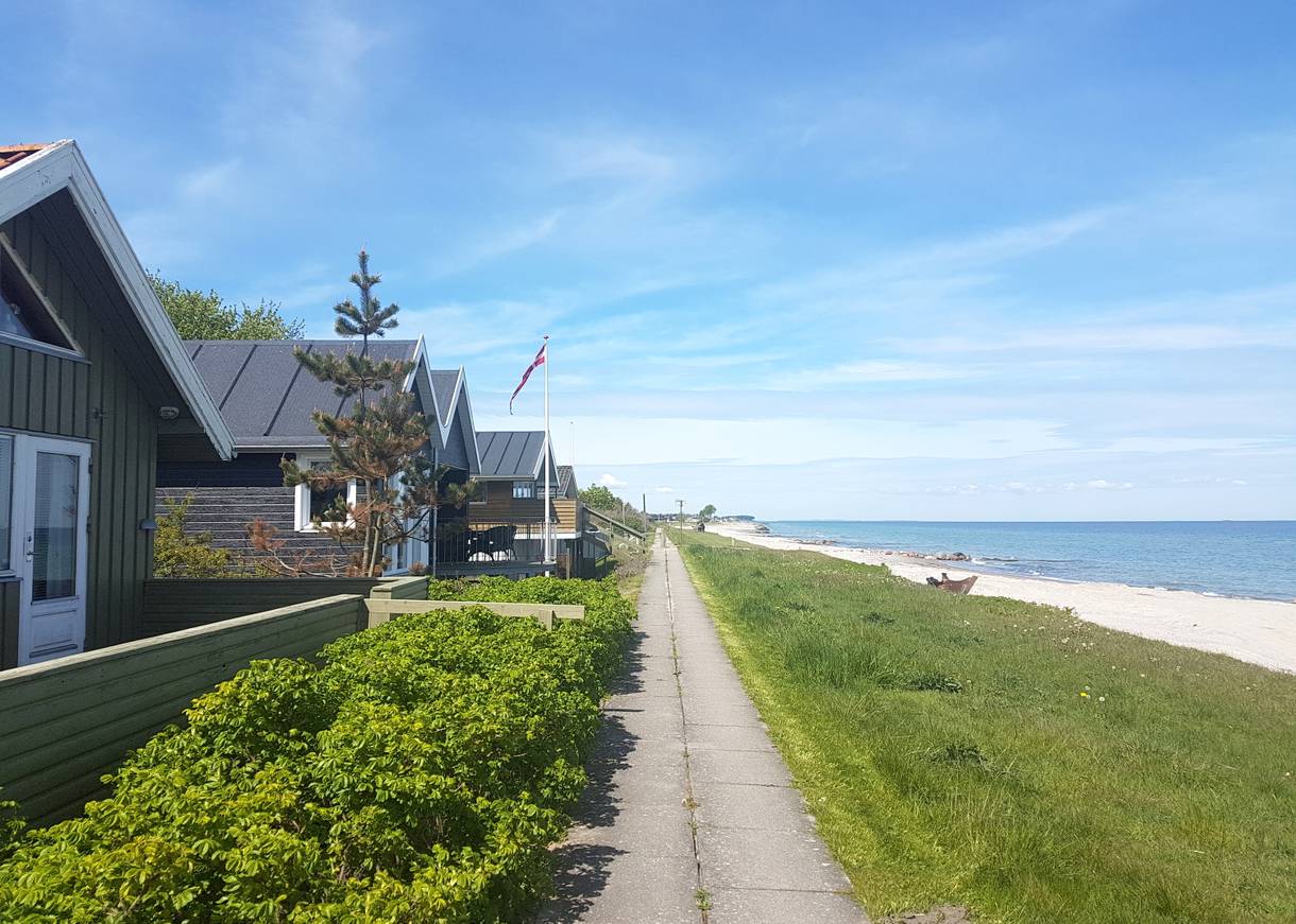 Ferienhäuser am Deich, direkt vor dem Strand