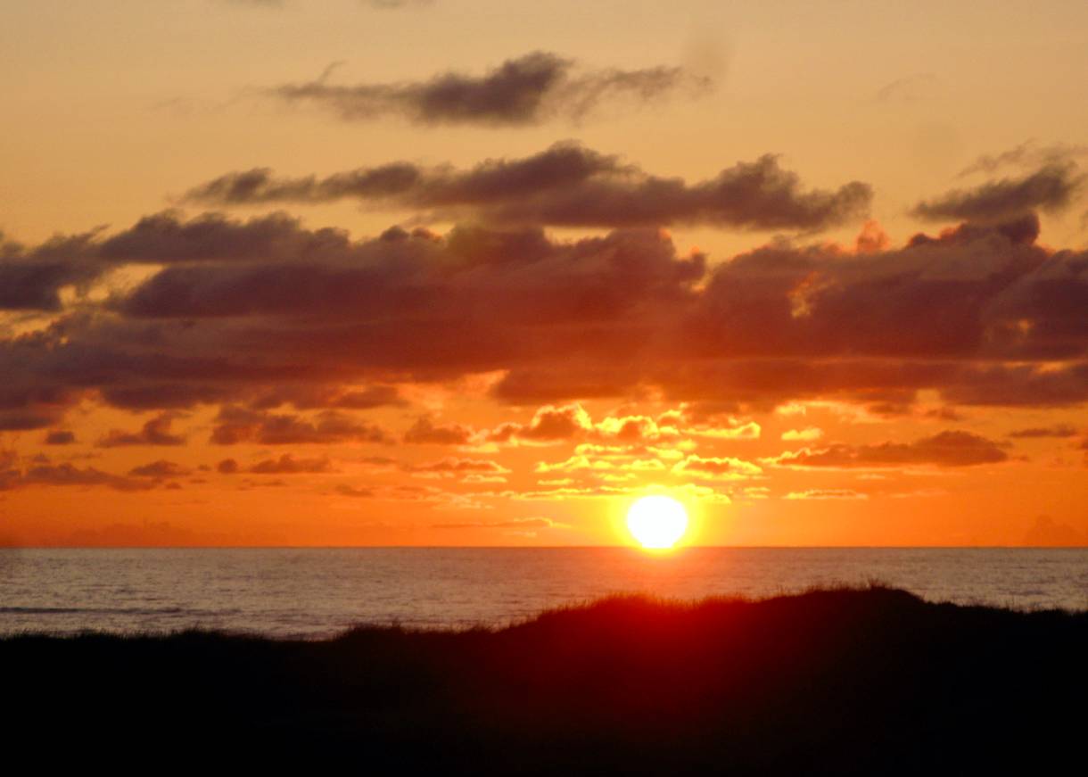 Sonnenuntergang über dem Meer