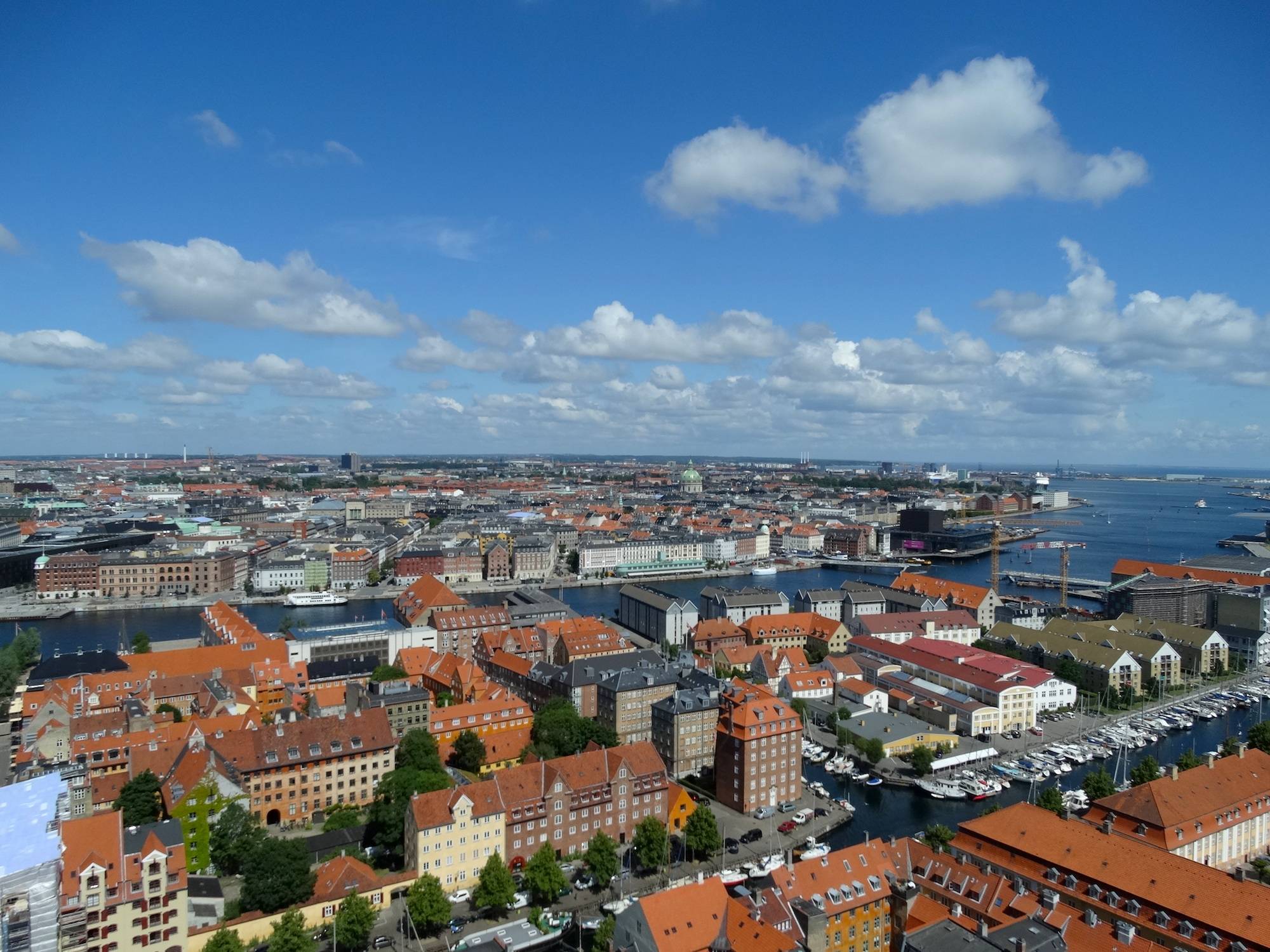 Kopenhagen von oben gesehen