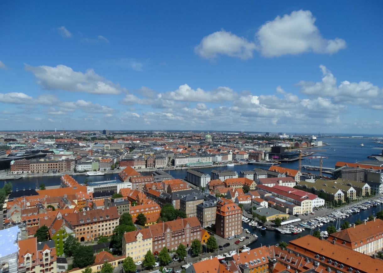 Kopenhagen von oben gesehen