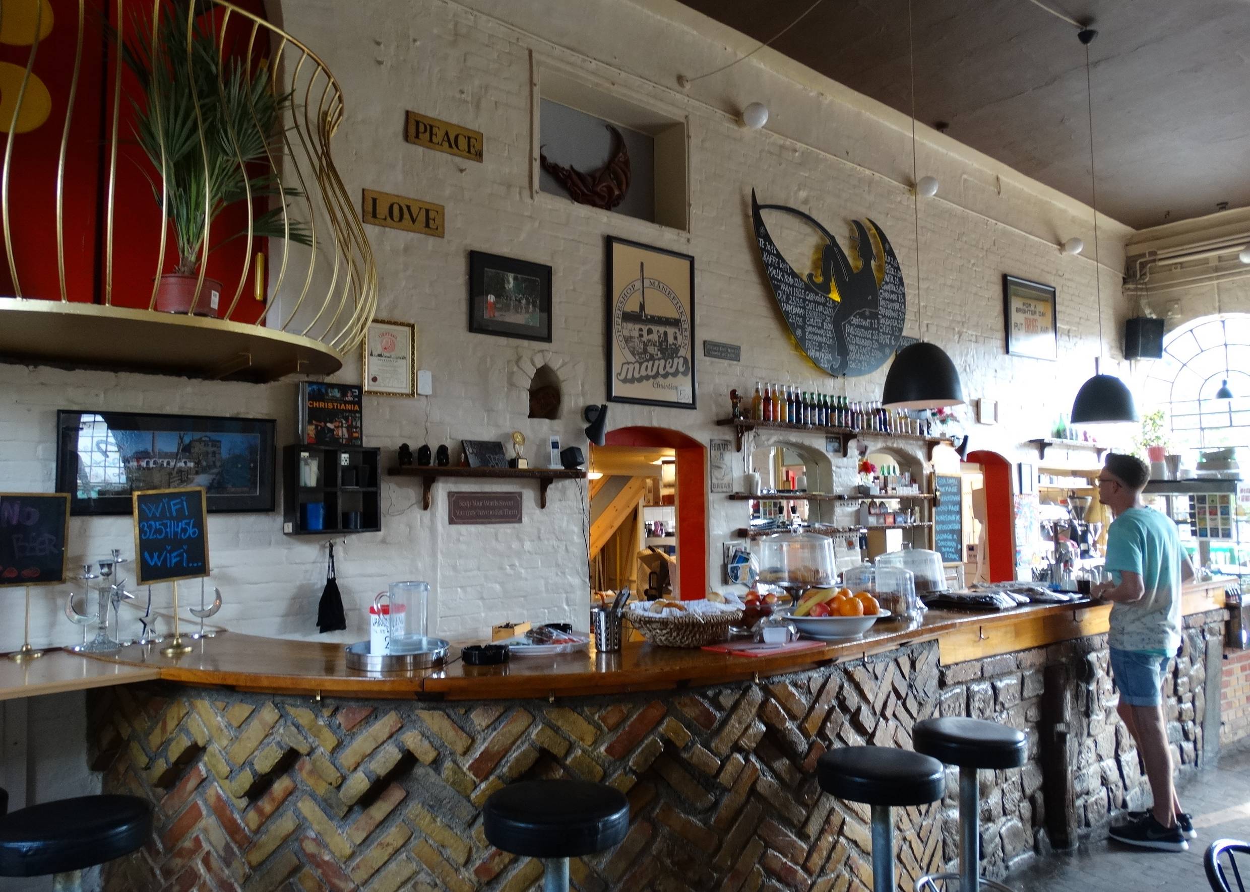 Café Månefiskeren in Christiania