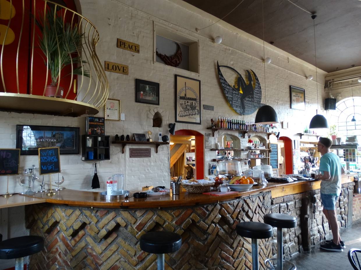 Café Månefiskeren in Christiania