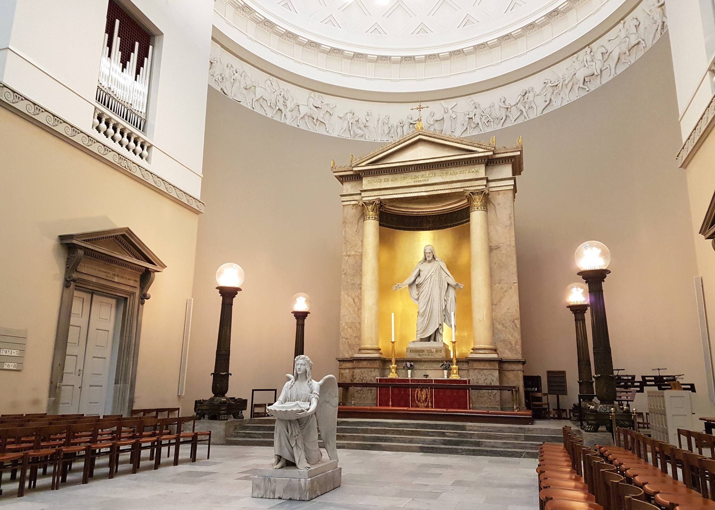 Der Chistus in der Frauenkirche, dem Dom von Kopenhagen