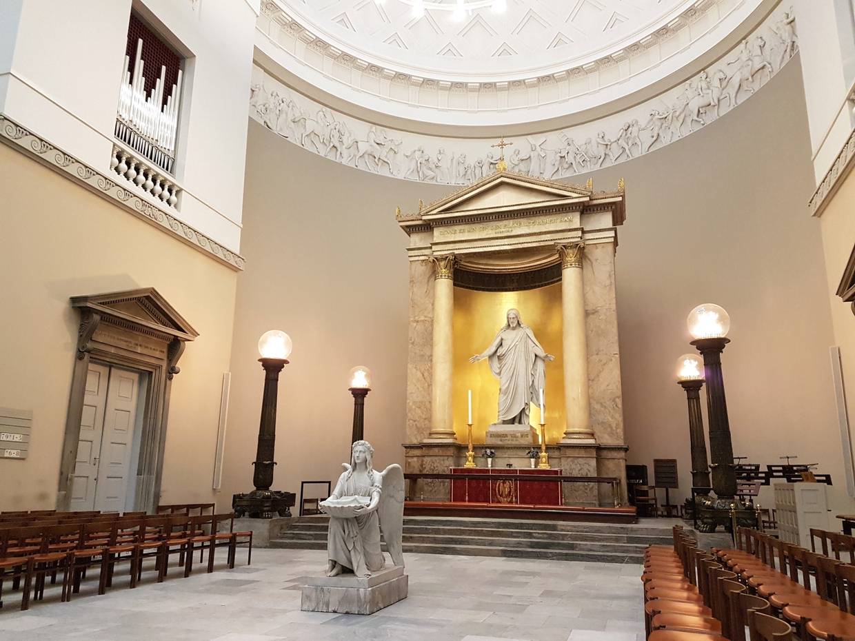 Der Chistus in der Frauenkirche, dem Dom von Kopenhagen