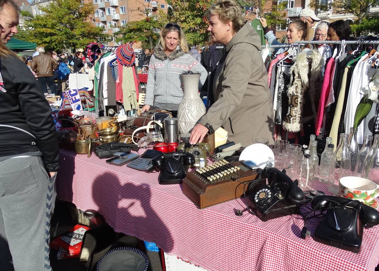Gut besucht: Der Flohmarkt in Frederiksberg