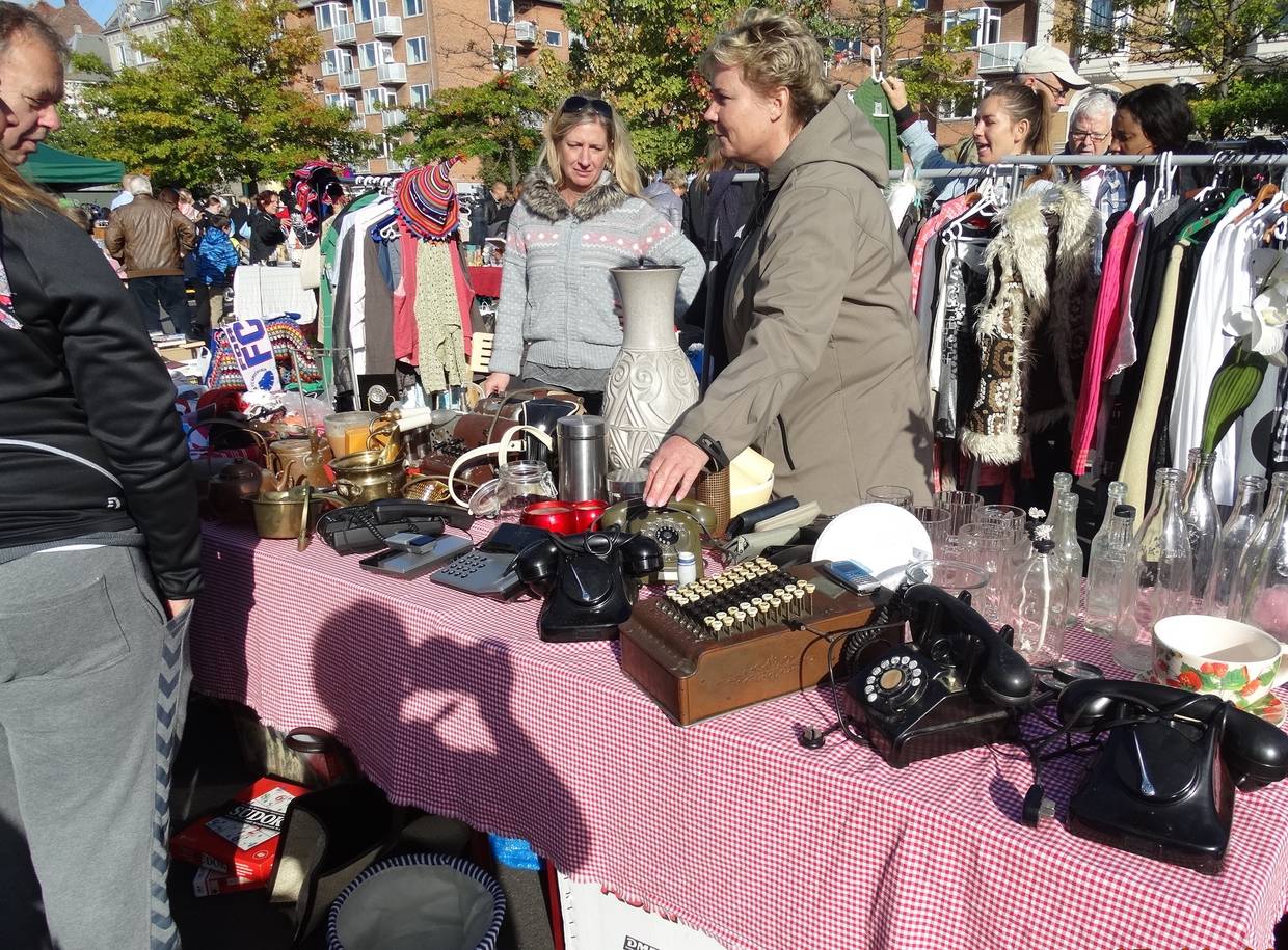 Gut besucht: Der Flohmarkt in Frederiksberg