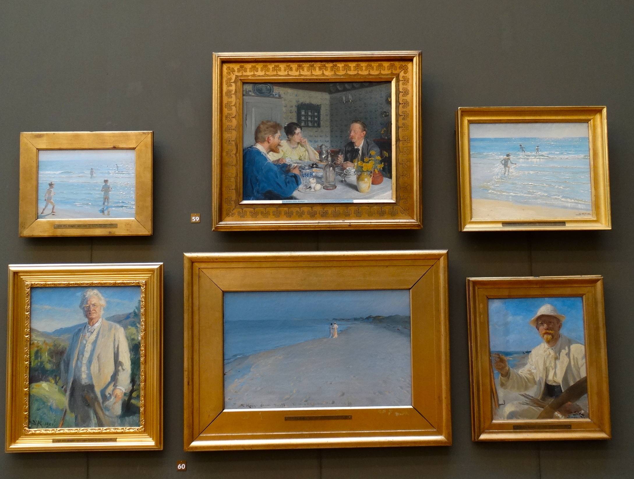 Gemälde von Krøyer im Museum Hirschsprung
