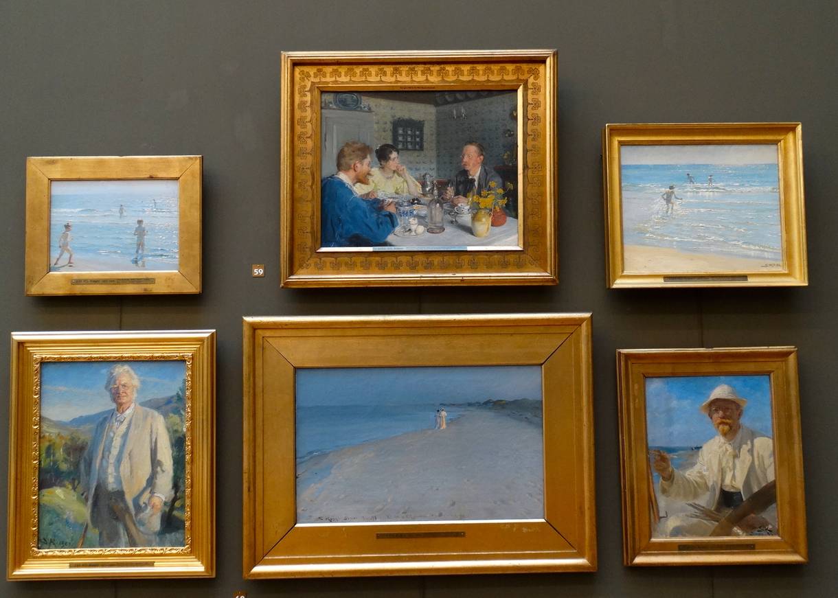 Gemälde von Krøyer im Museum Hirschsprung