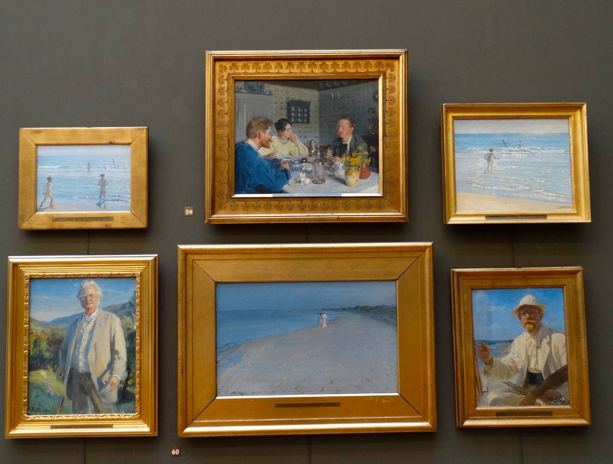 Gemälde von Krøyer im Museum Hirschsprung