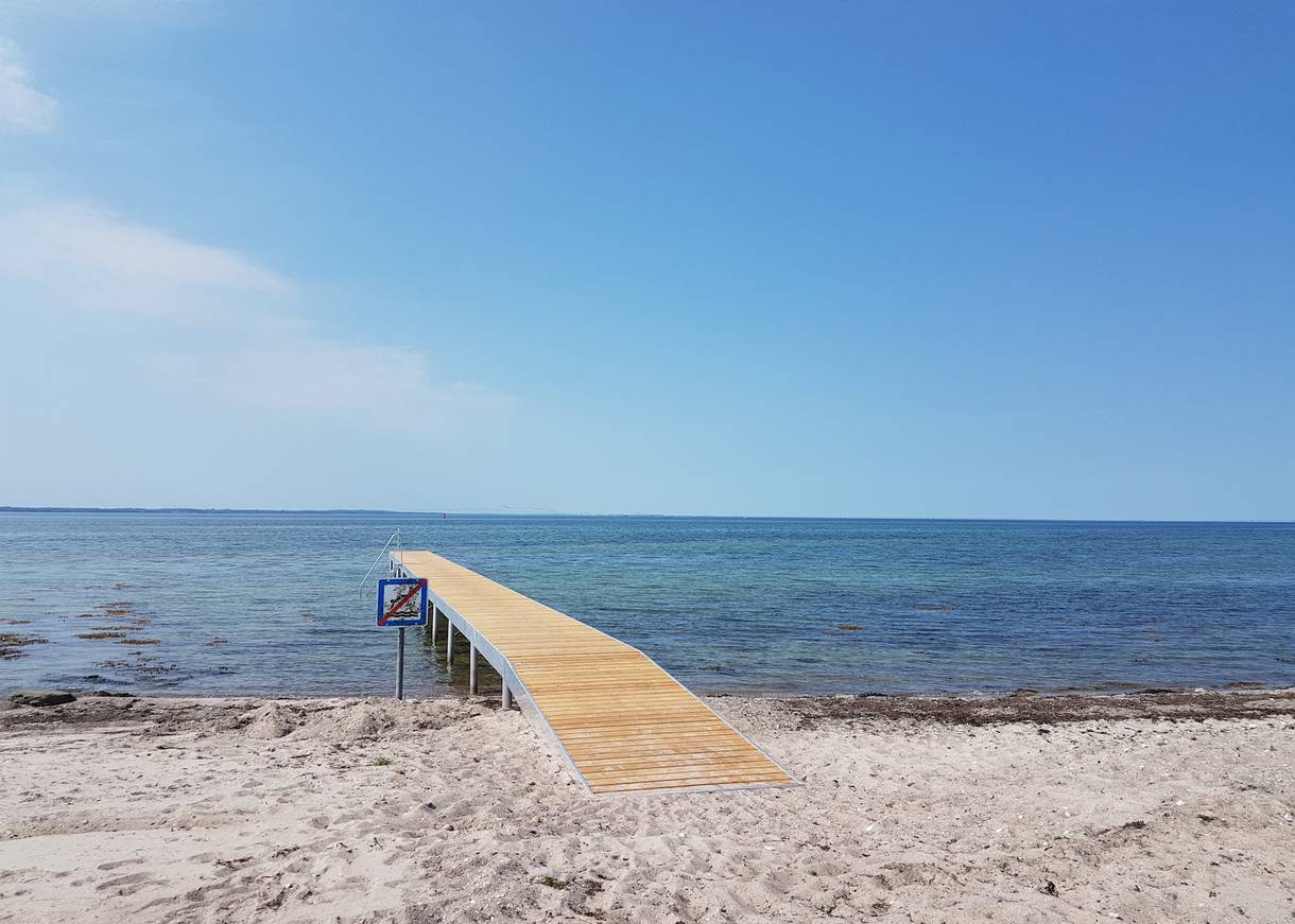 Badesteg am Lohals Strand