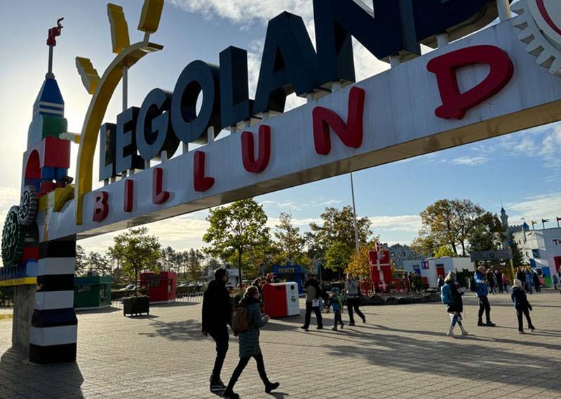 Eingang zum Legoland in Billund