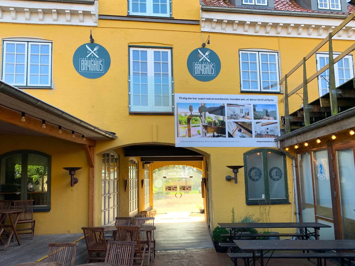 Hinterhof im Møn Brauhaus