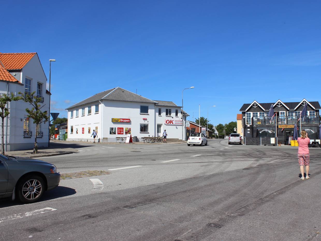 Kleiner Supermarkt in Strandby