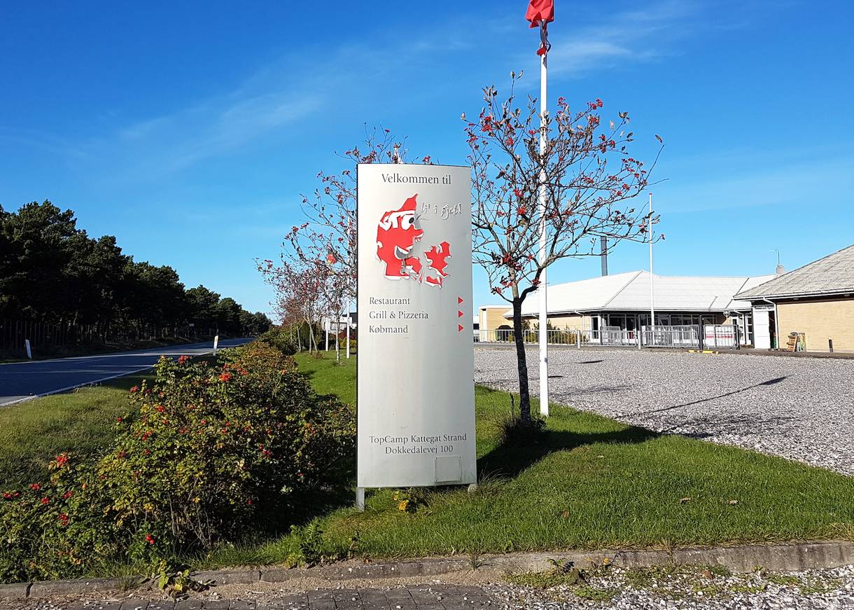 Einfahrt zum Campingplatz