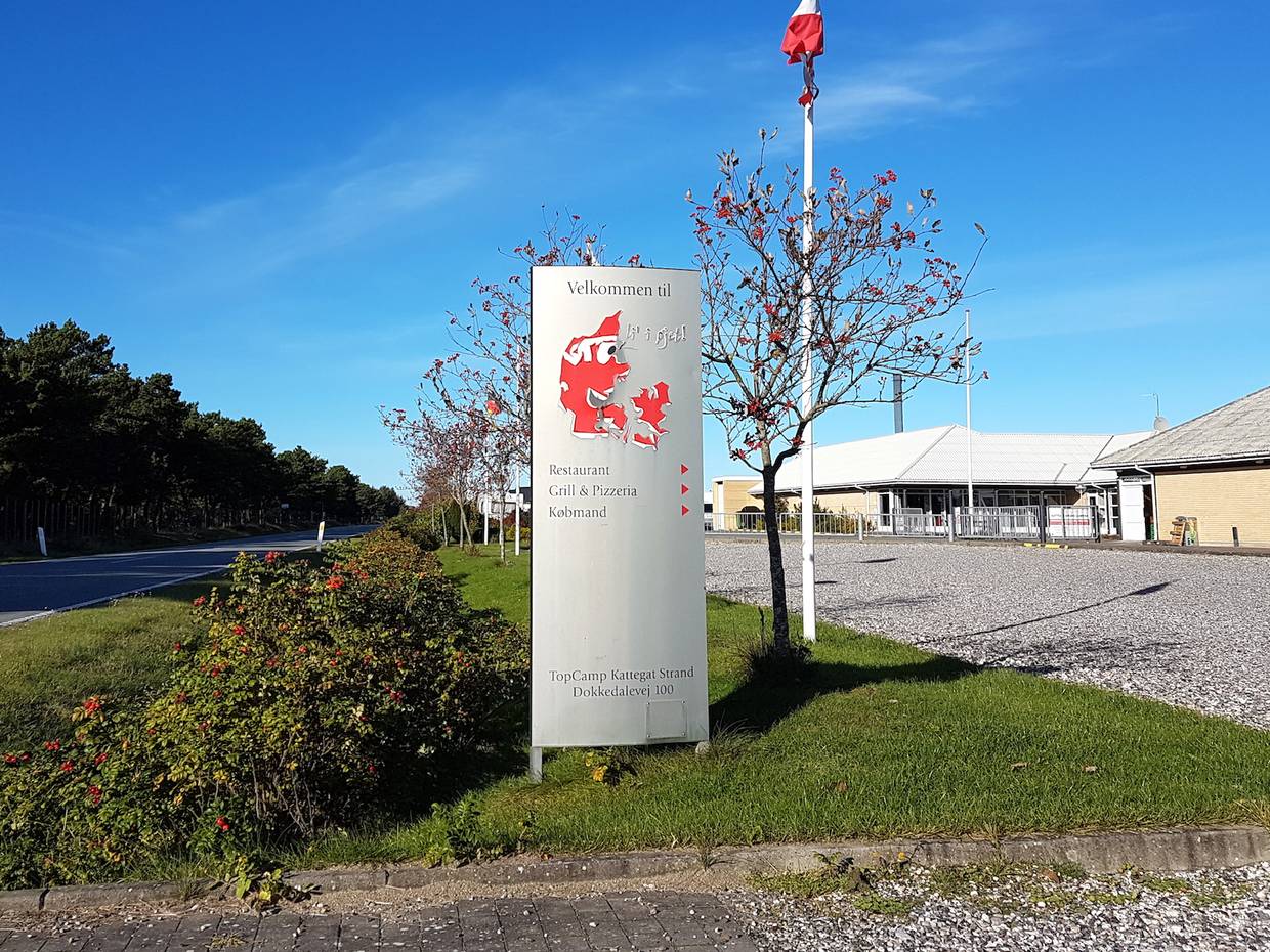 Einfahrt zum Campingplatz