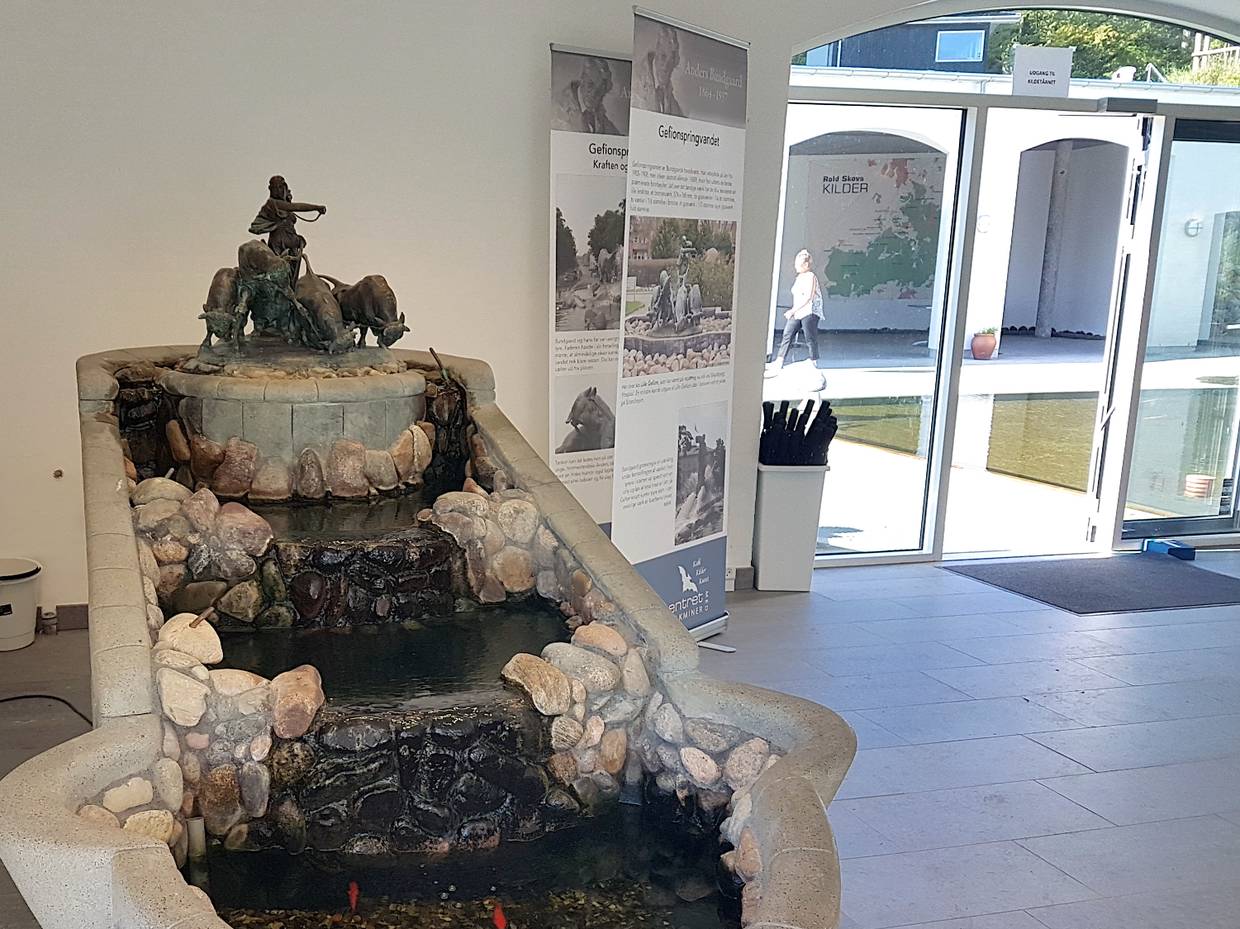 Modell eines berühmten Brunnens aus Kopenhagen