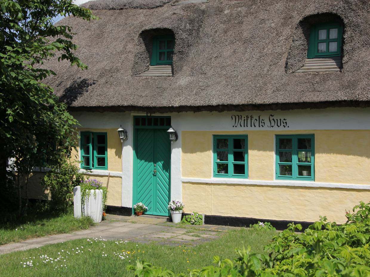 Fischerkate mit Reetdach
