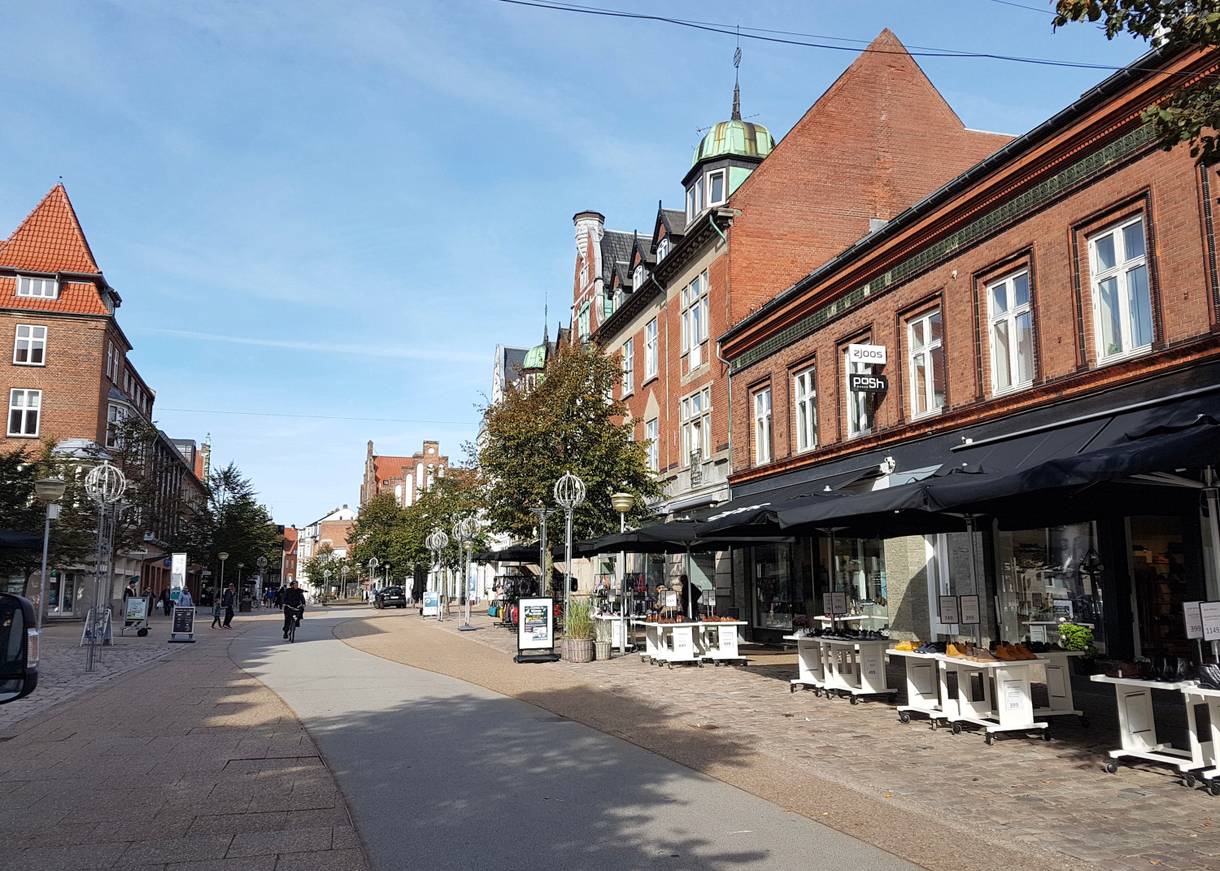 Fußgängerzone in Hjørring