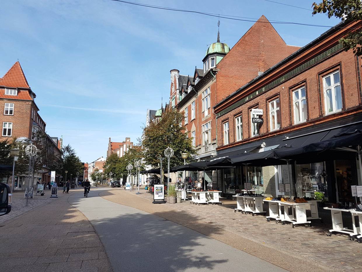 Fußgängerzone in Hjørring