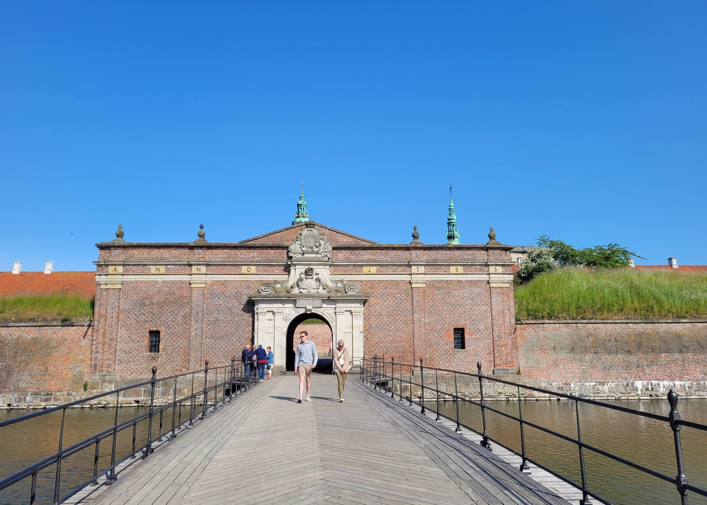 Eingangstor zur Festungsanlagen der Kronborg