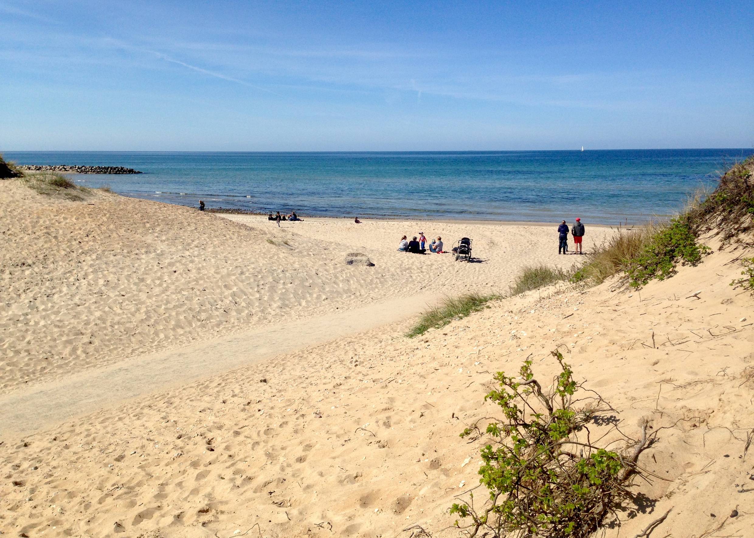 Strandzugang durch die Dünen in Liseleje