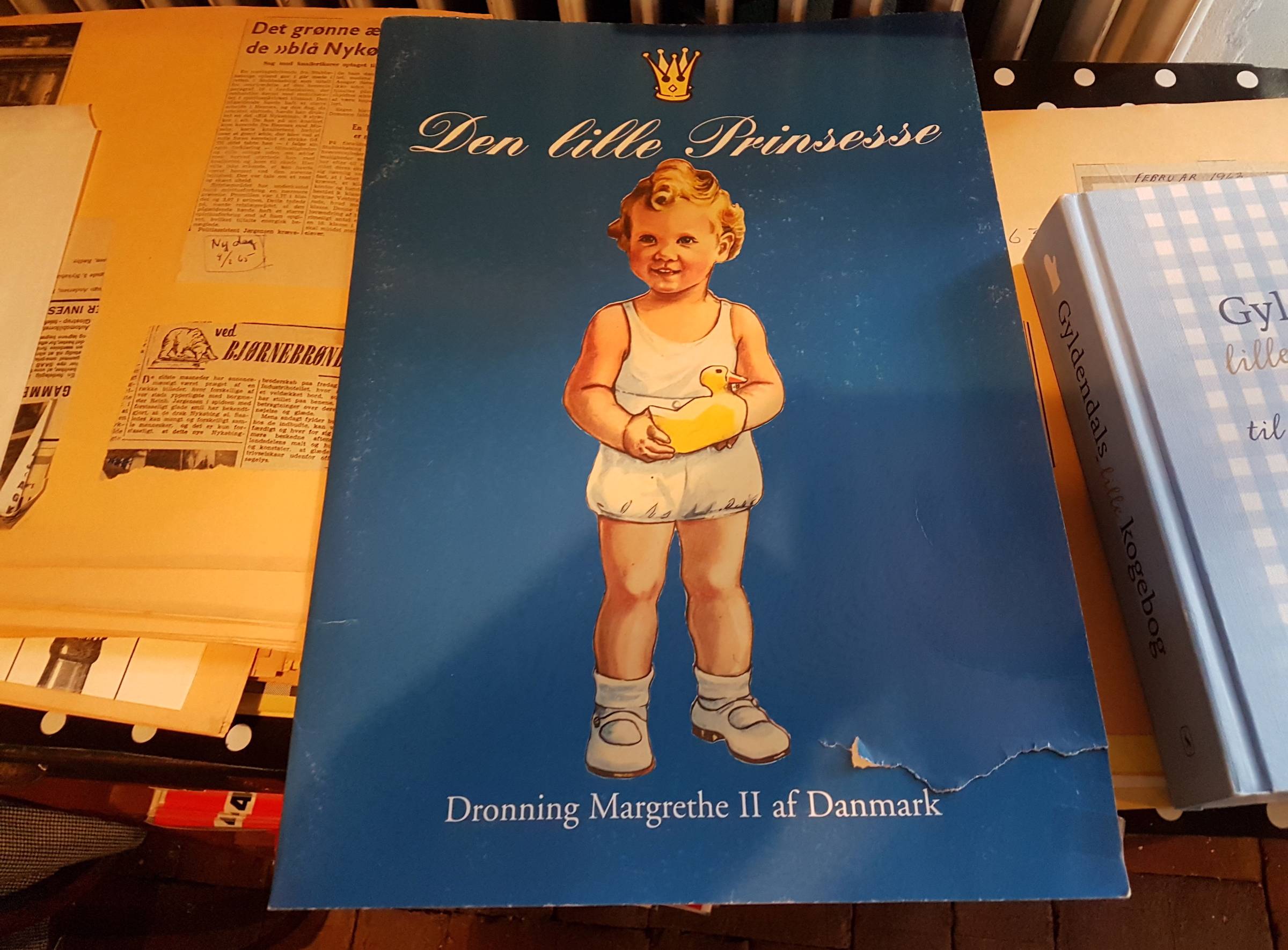 Altes Kinderbild, das die Königin als Prinzessin darstellen soll