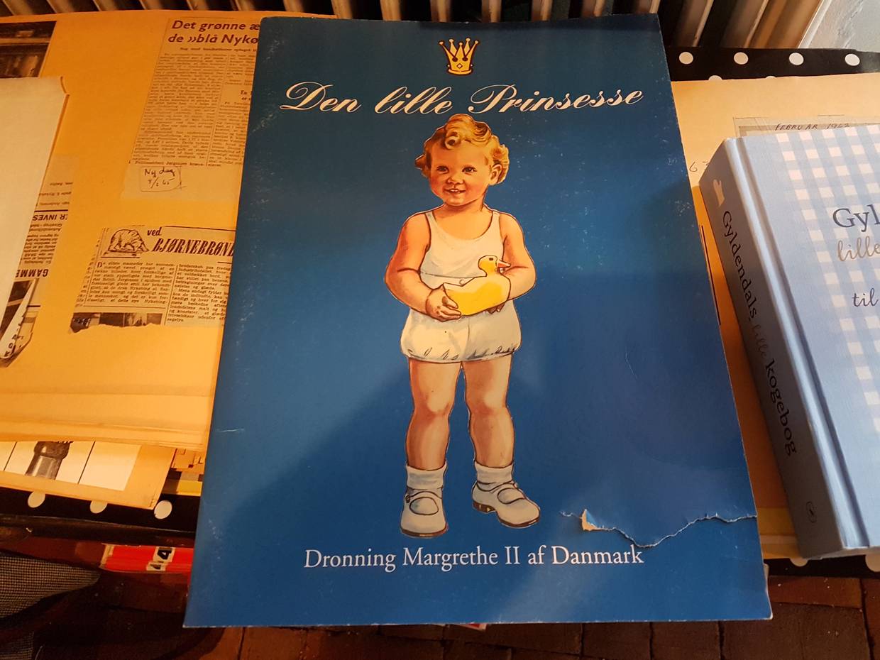 Altes Kinderbild, das die Königin als Prinzessin darstellen soll