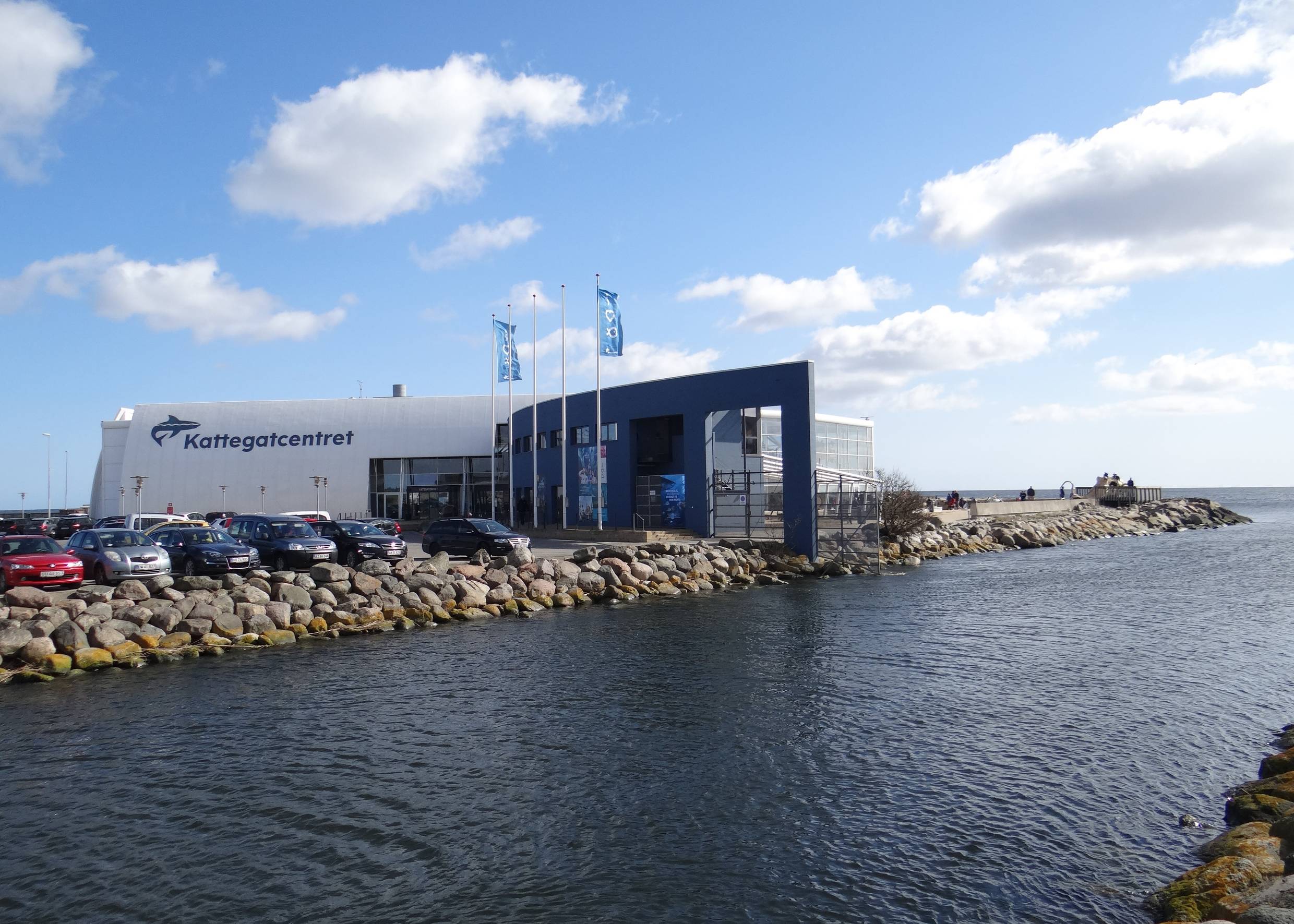 Blick auf das Aquarium des Kattegatcentret