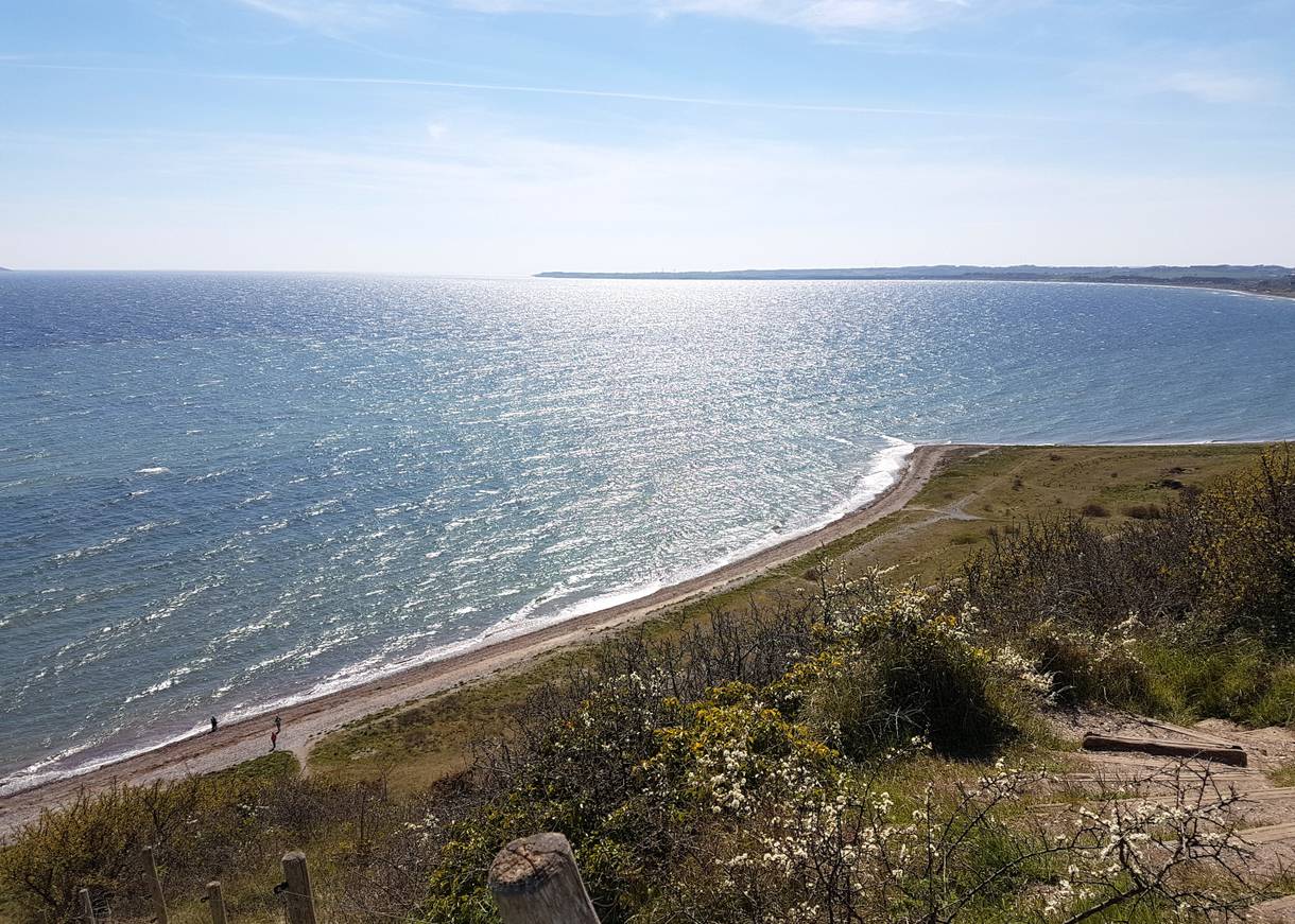 Aussicht über die Ostsse vom Hügel Jernhatten