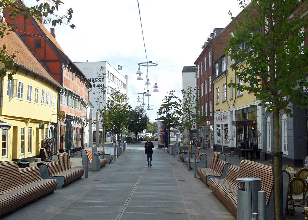 Fußgängerzone in Randers