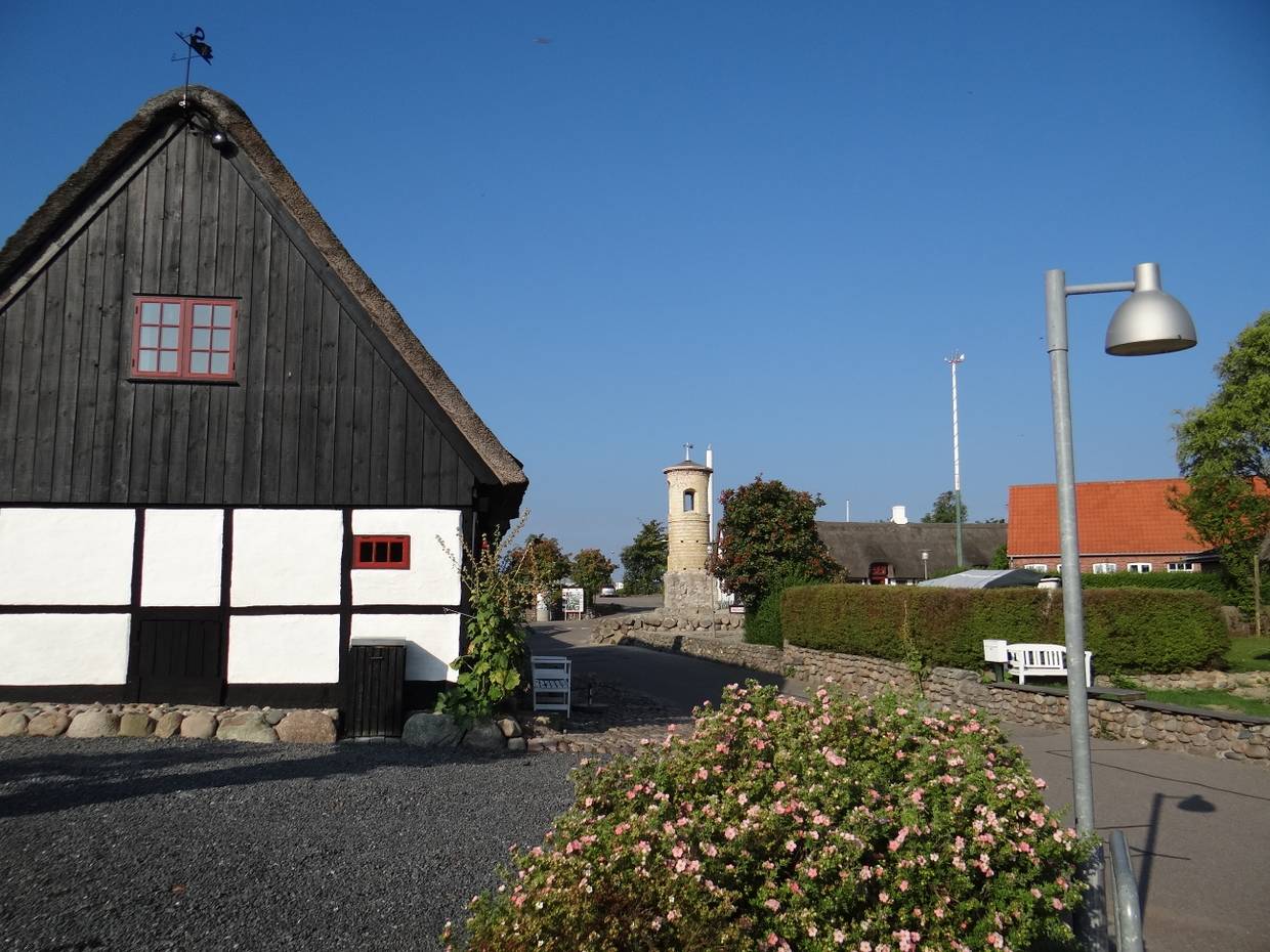 Blick durch das Dorf
