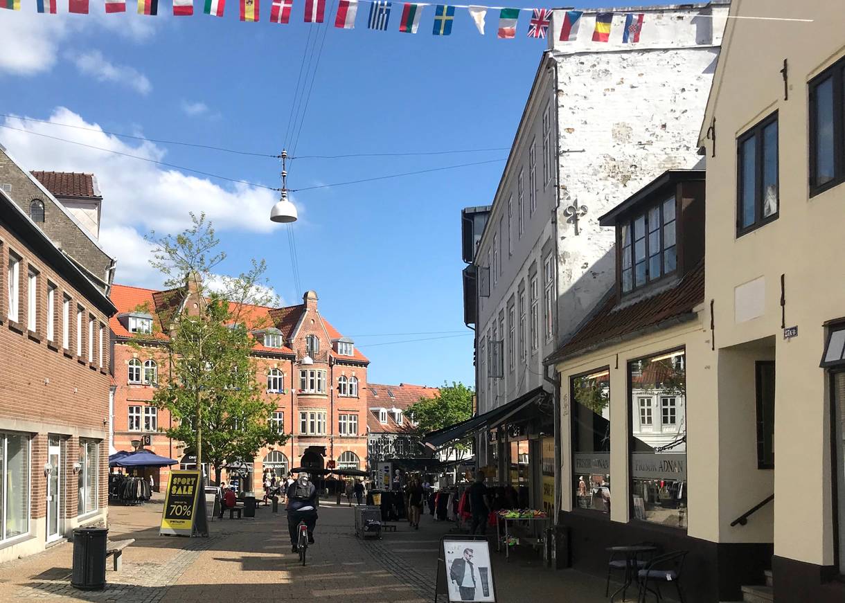 Fußgängerzone in Haderslev