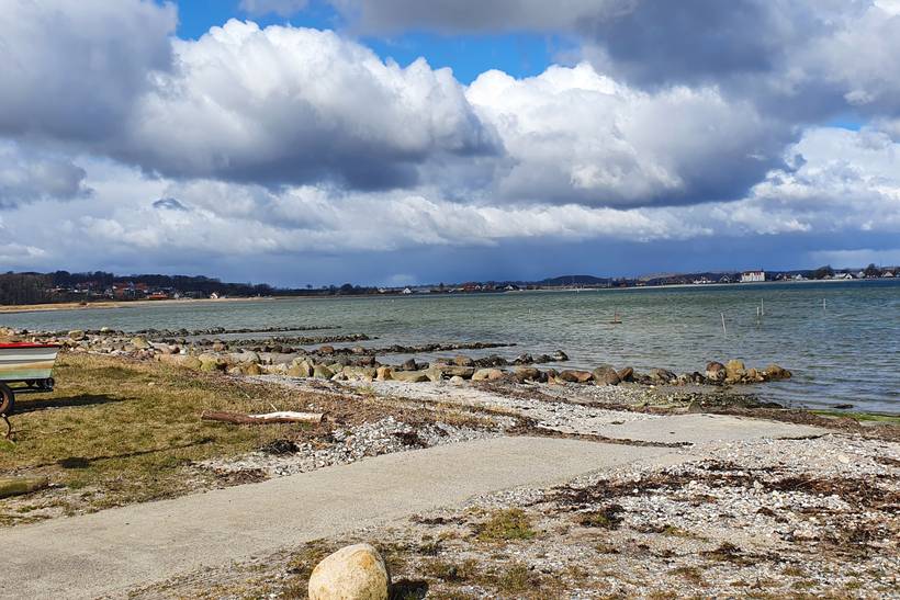 Foto von St. Anslet Strand