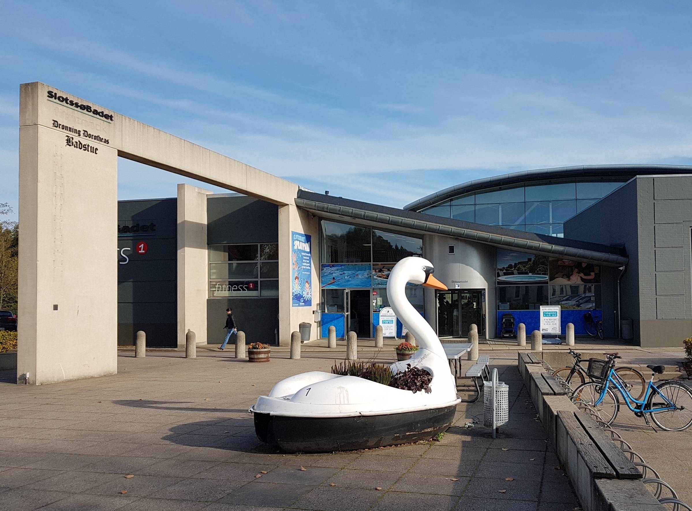 Eingang zum Schwimmbad Kolding