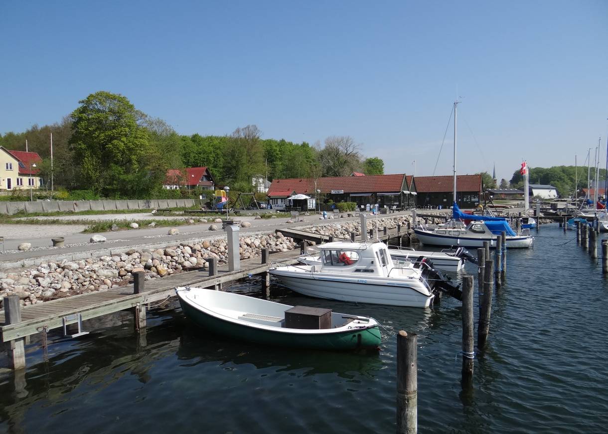 Frühsommer im Hafen von Faxe Ladeplads