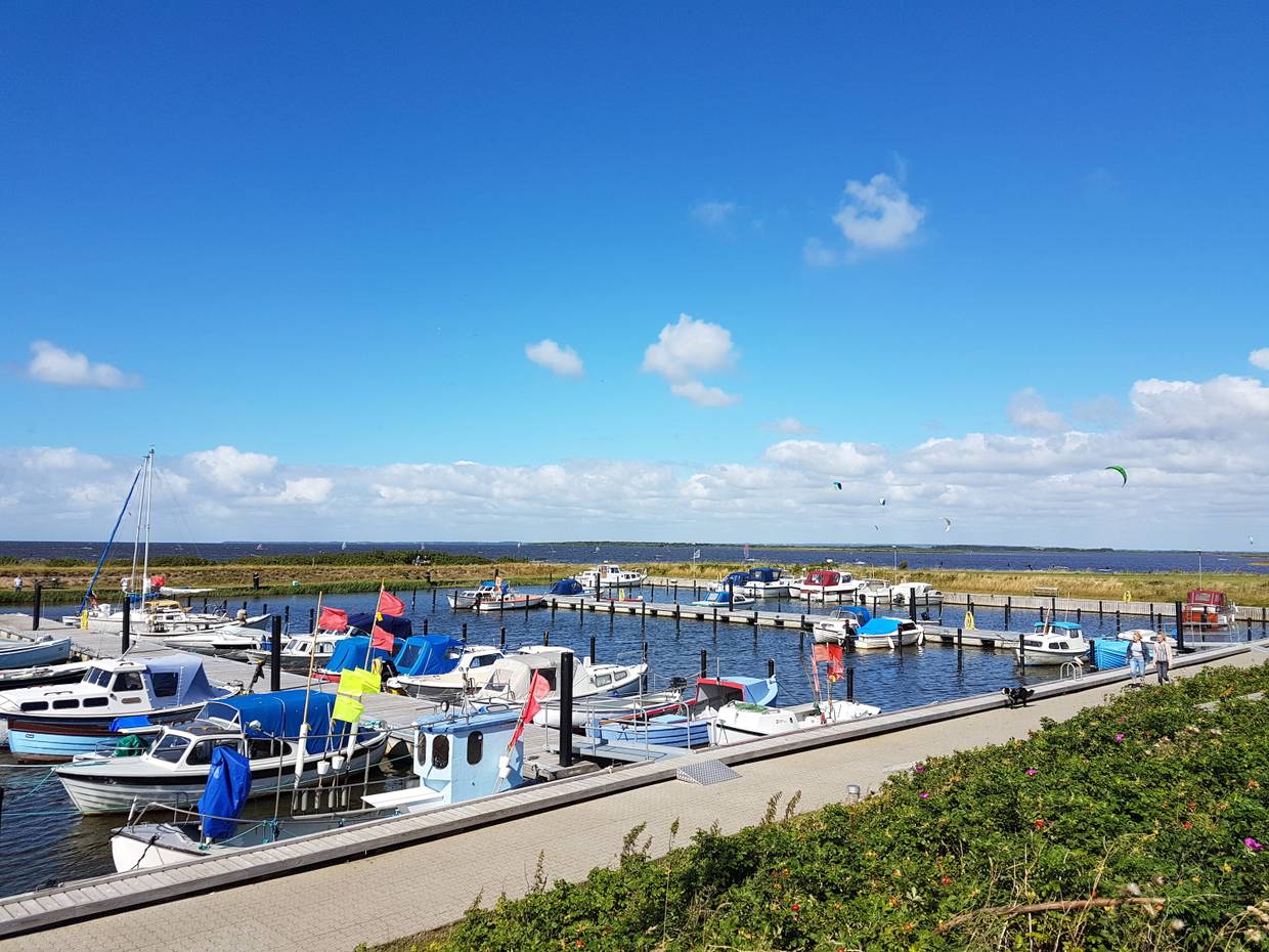 Viele Boote im Jachthafen