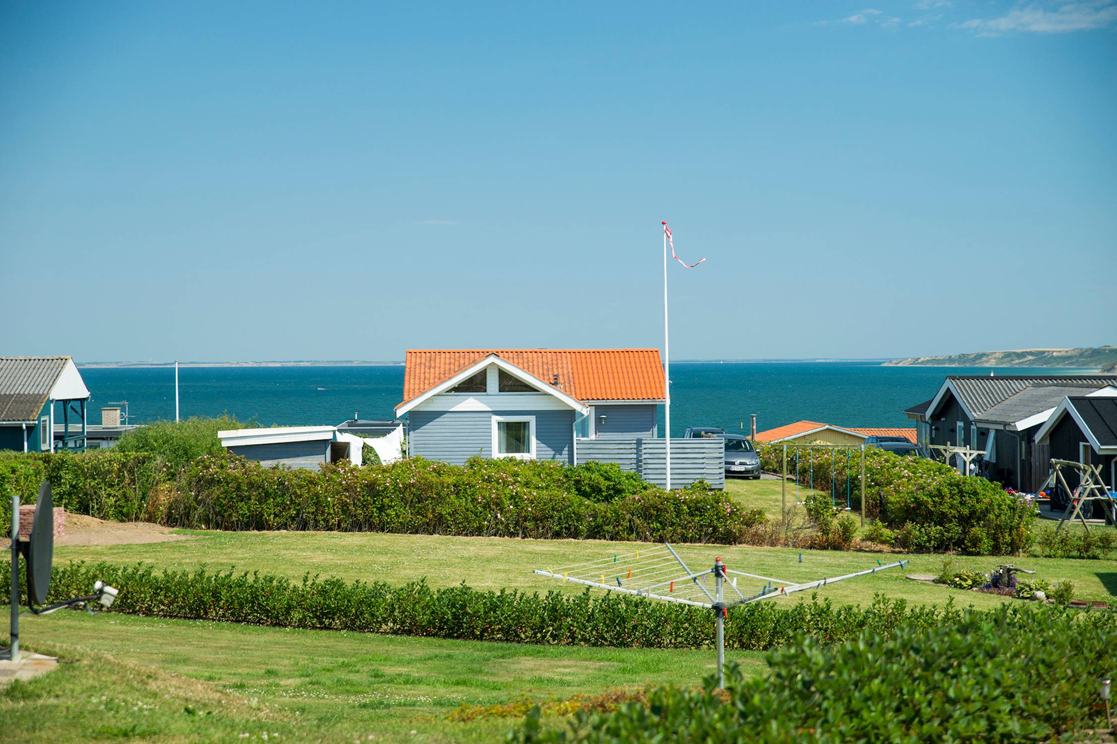 Ferienhäuser mit Blick auf den Limfjord
