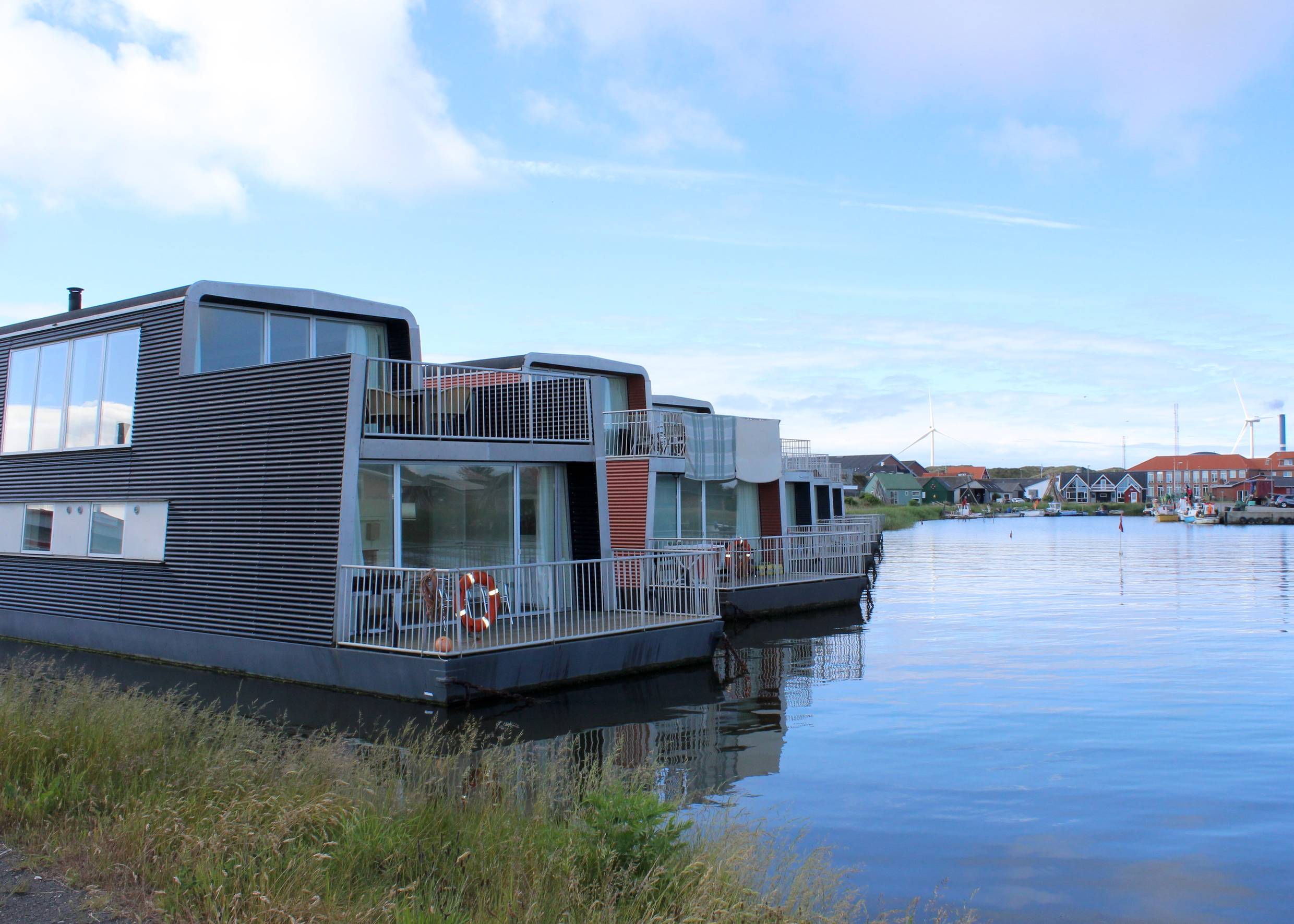Hausboote in Hvide Sande