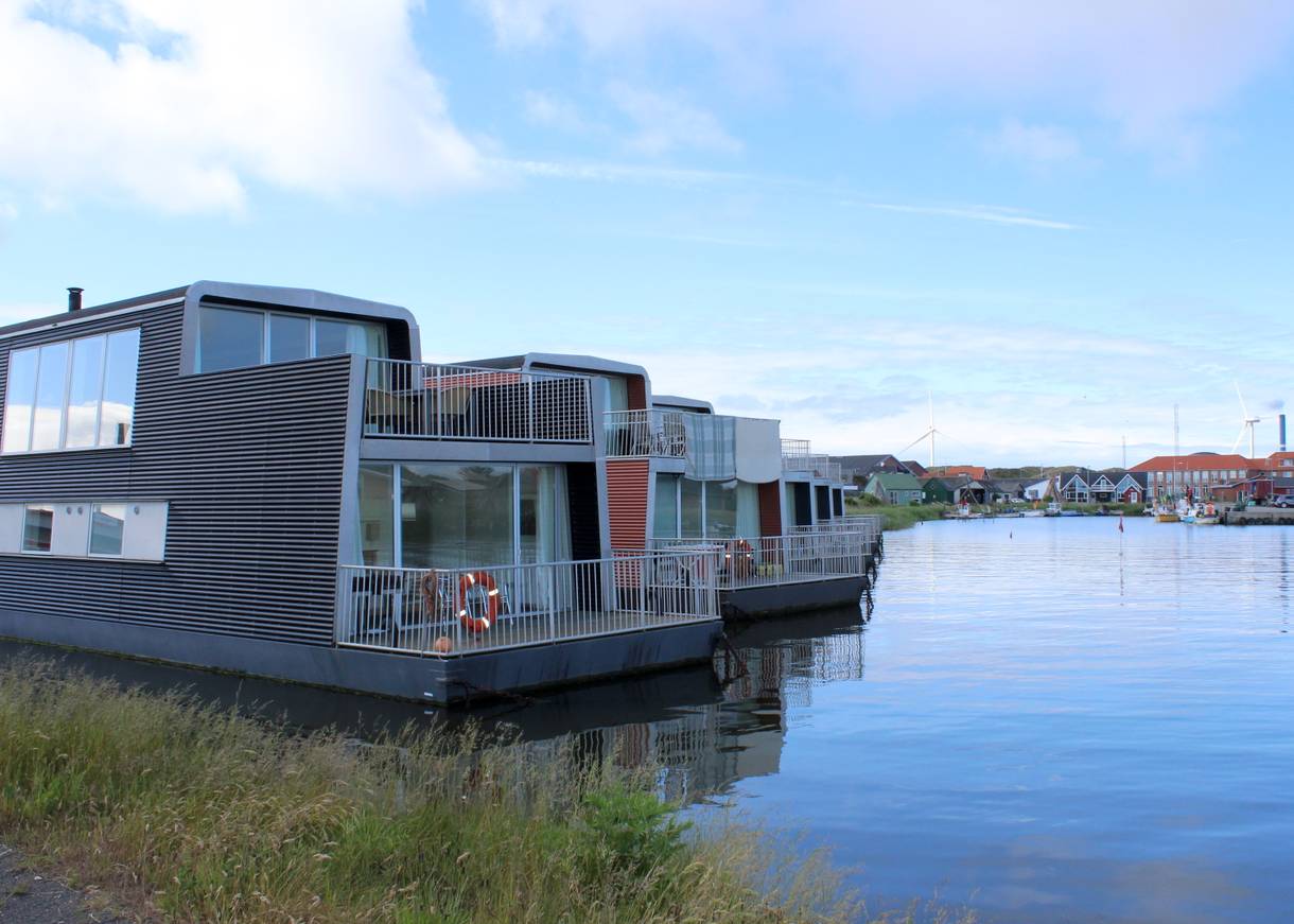 Hausboote in Hvide Sande