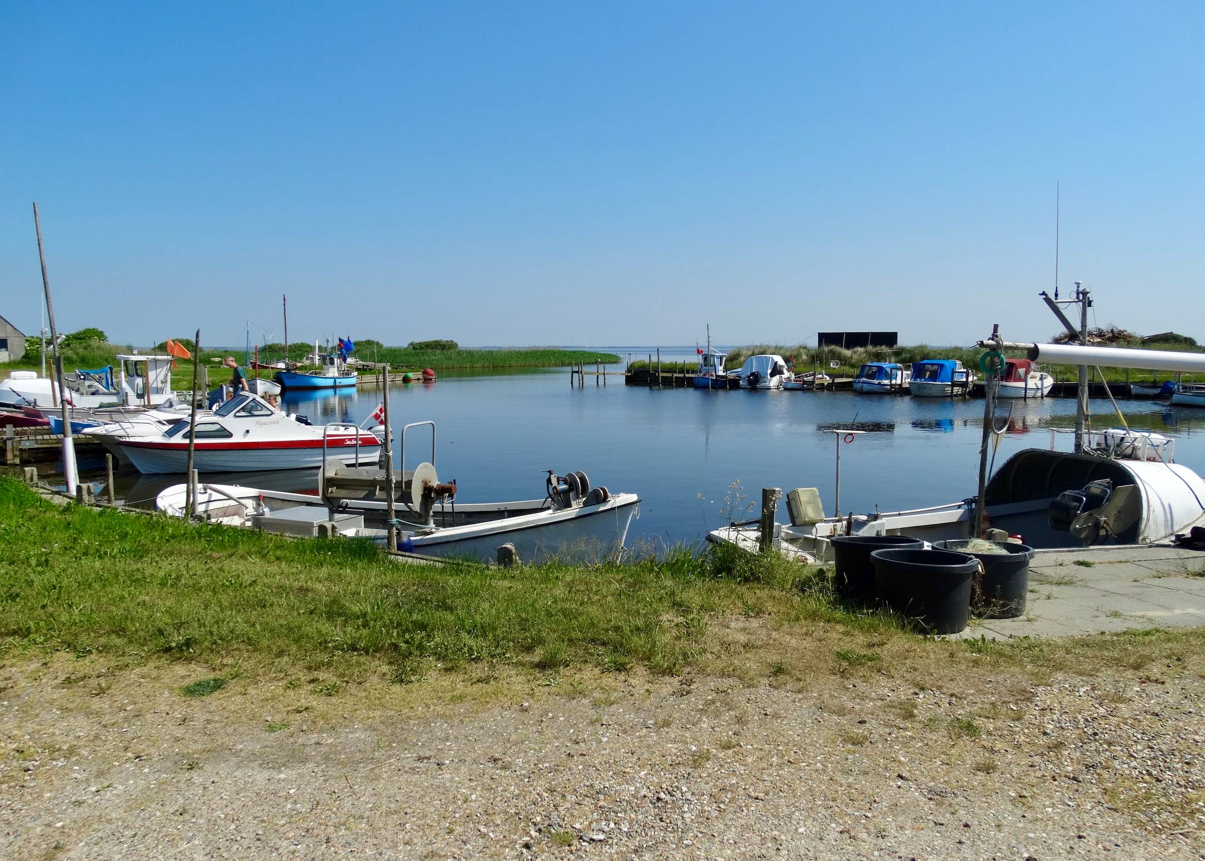 Hafenszene am Ringkøbing Fjord