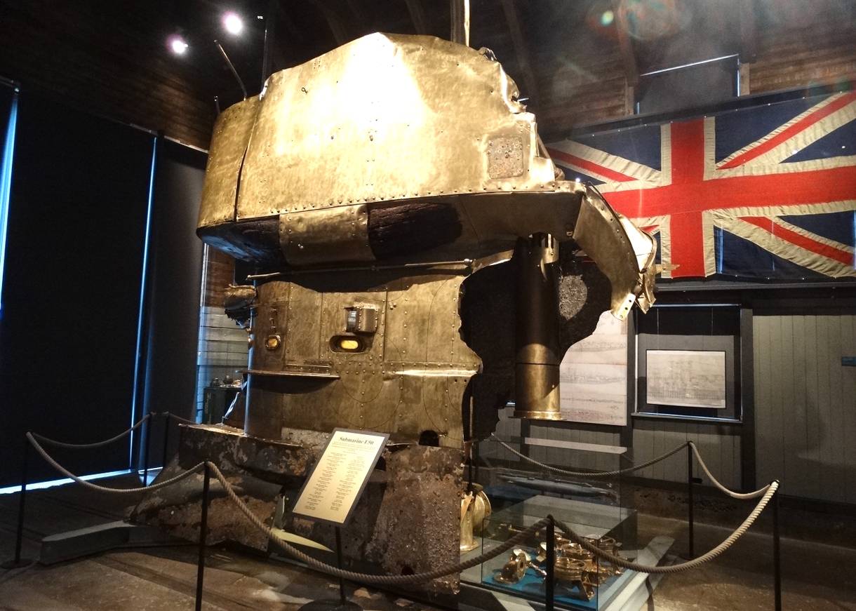 Ausstellungsstück im Sea wars Museum