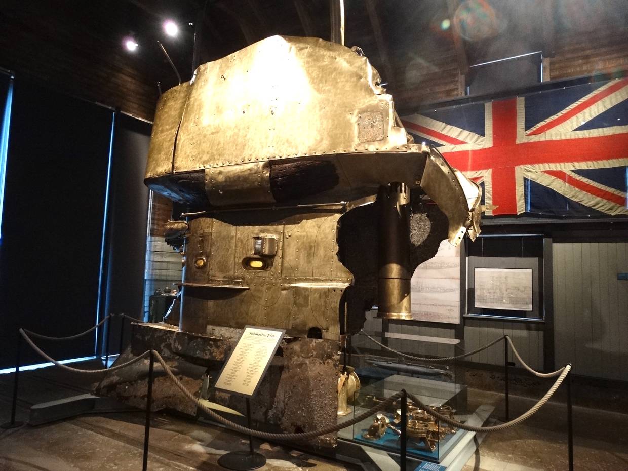 Ausstellungsstück im Sea wars Museum