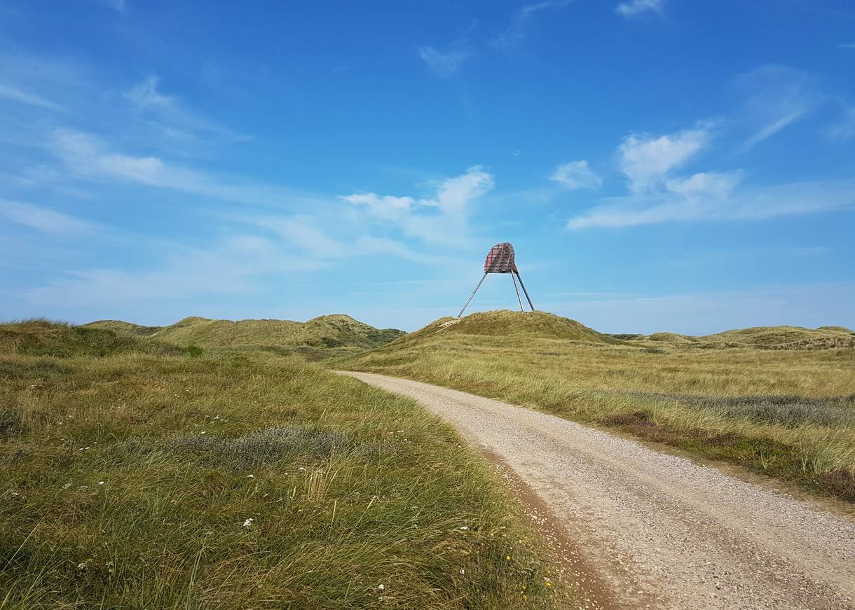 Seezeichen auf den Dünen
