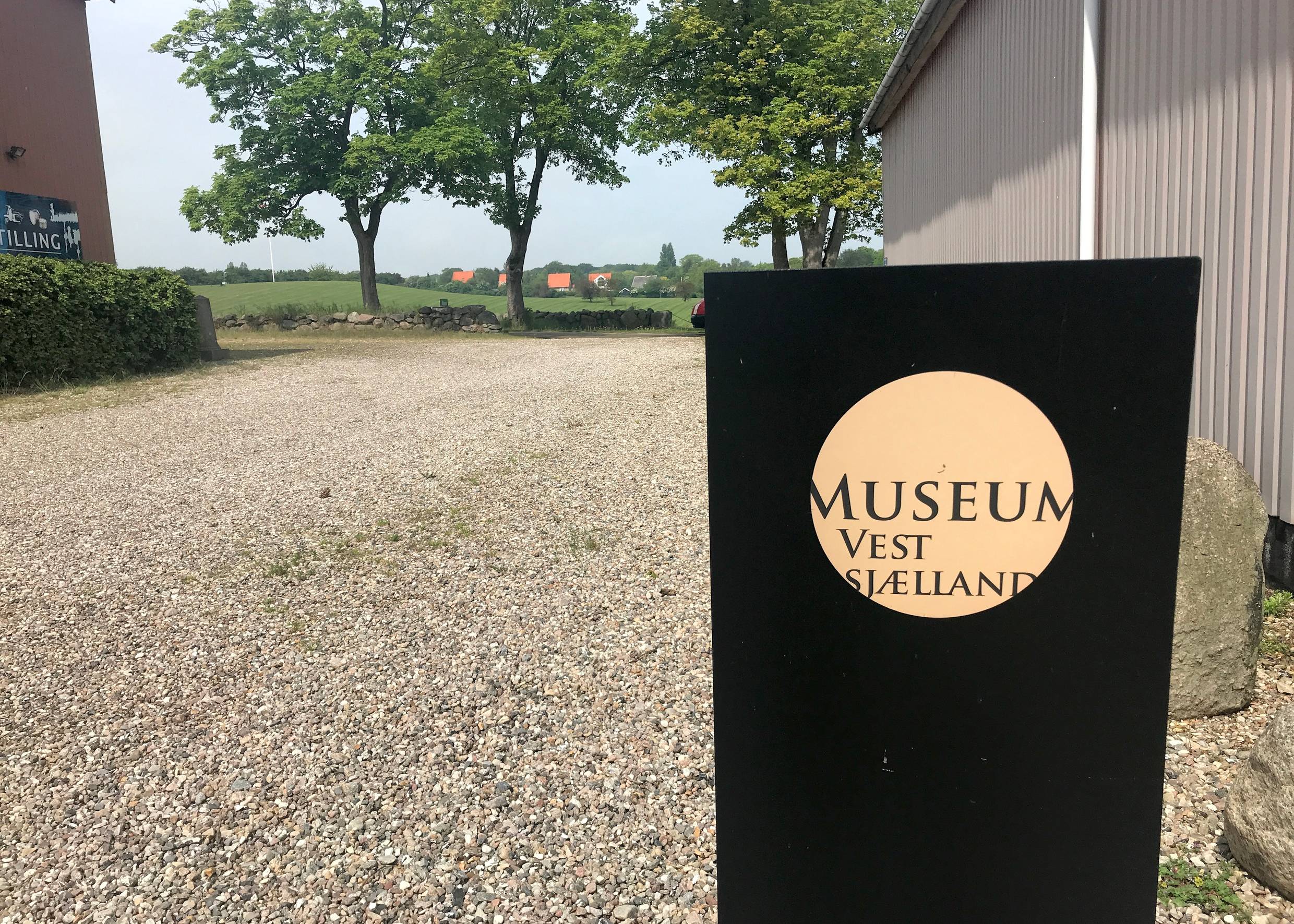 Schild am Eingang zum Odsherred Museum